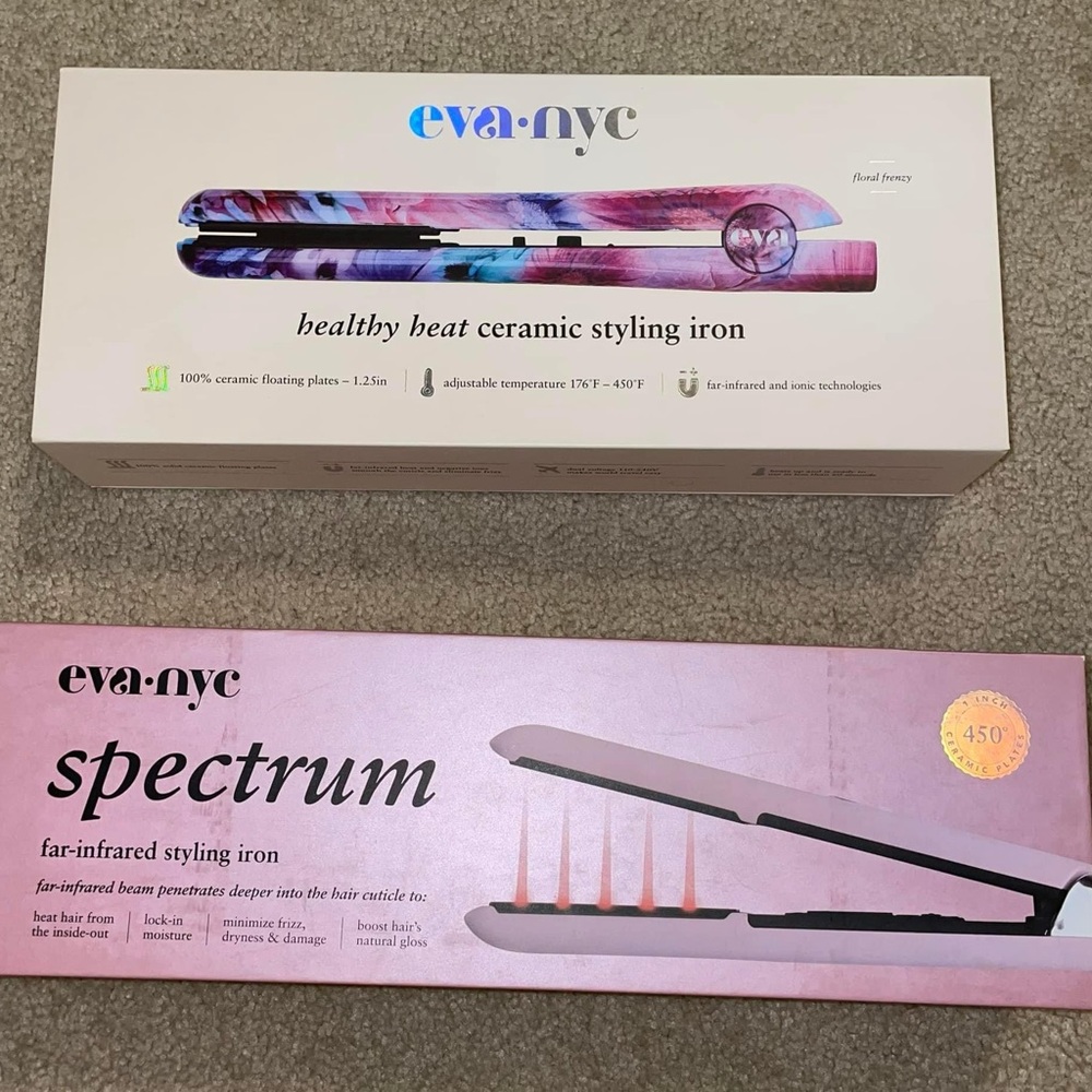 New Eva.NYC. Spectrum styling iron.